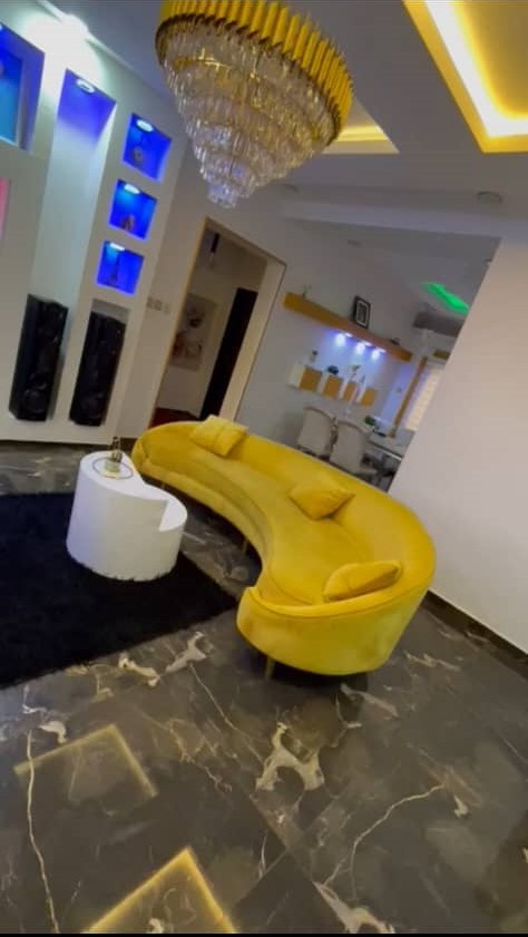 Panoramic view of the luxurious living space